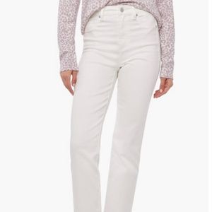High waisted White Jeans
